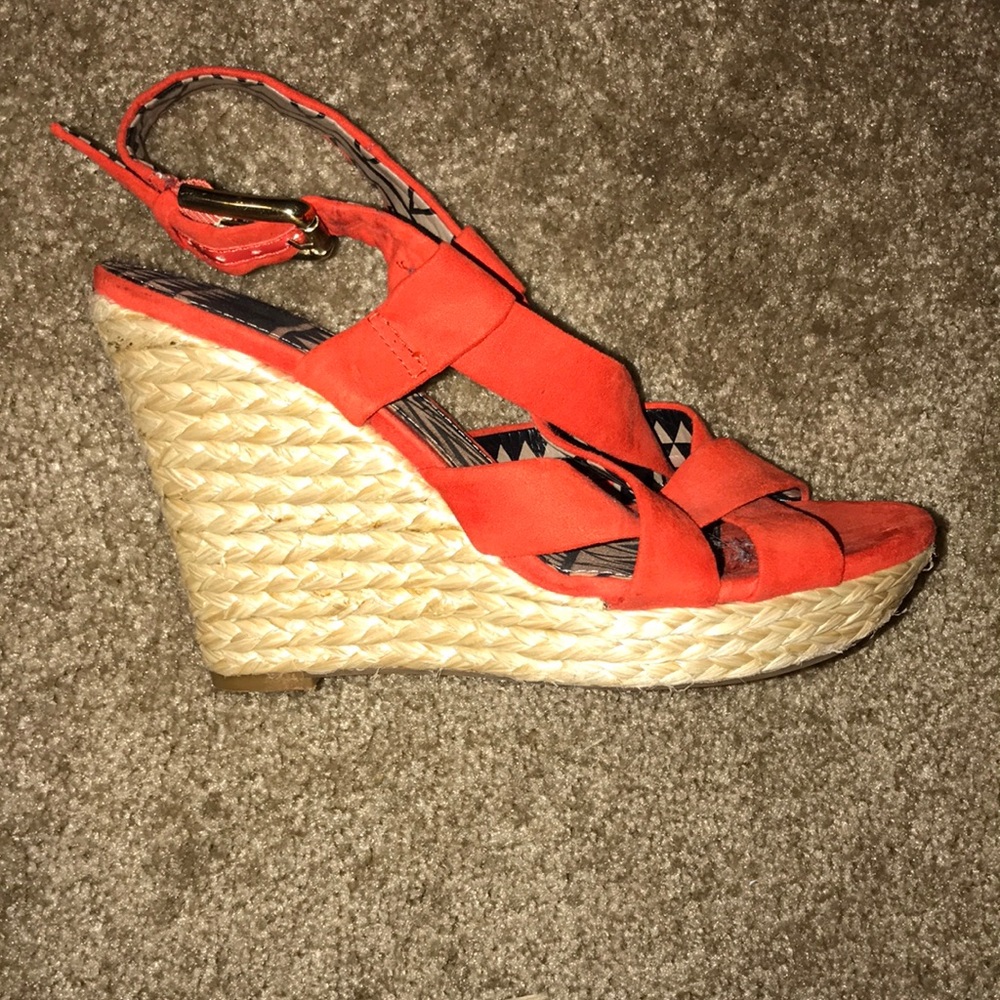 Cute spring or summer wedges